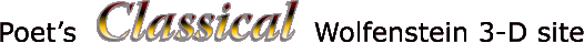Poet's Classical Wolfenstein 3-D site